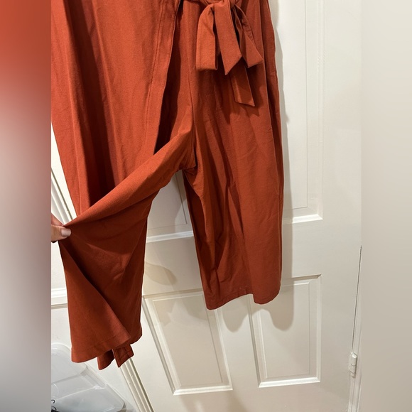 Eileen Fisher petite wrap front crepe sleeveless jumpsuit - Picture 4 of 16